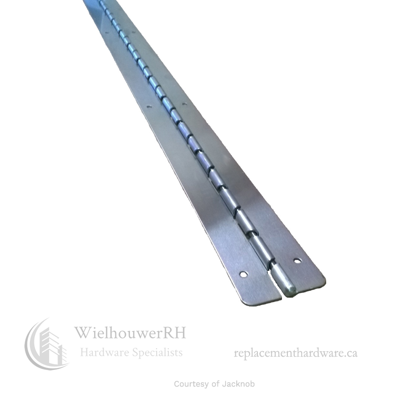 160029 Piano Hinge-Cam-Zero-Open-57"-SS Radius Corner