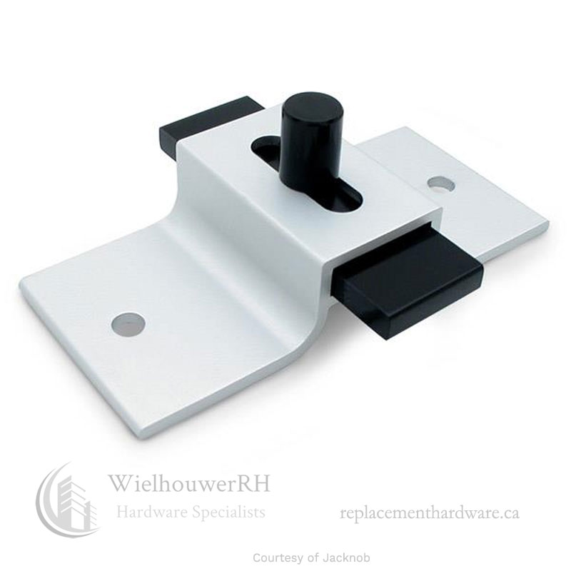 5058 Latch Slide Surface Mounted, Clear Anodized Aluminum